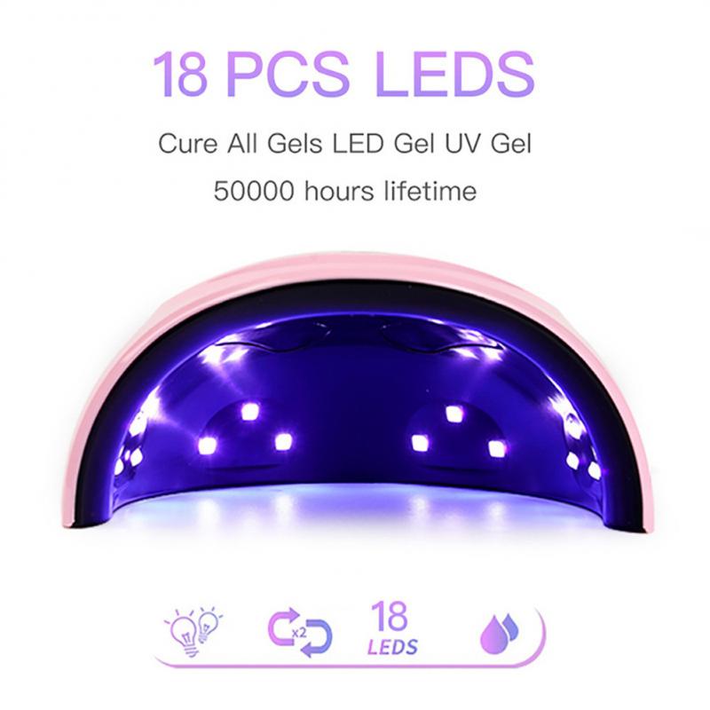 스마트 네일 건조기 LED 네일 램프 UV 램프 치료 모든 젤 매니큐어 모션 감지 매니큐어 페디큐어 뷰티 살롱 도구